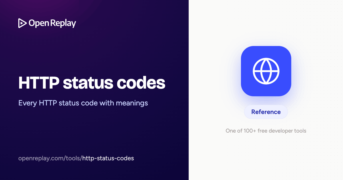 Http Status Type HTTP status codes – Full list & meanings | OpenReplay