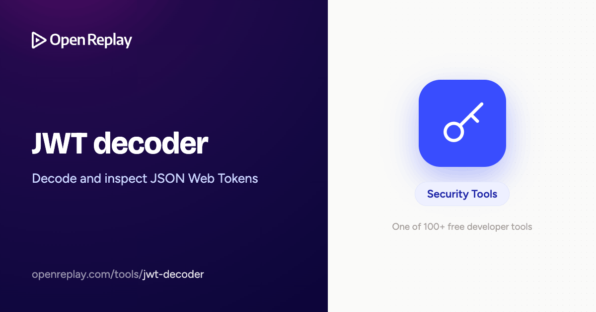 Decodificador JWT | OpenReplay